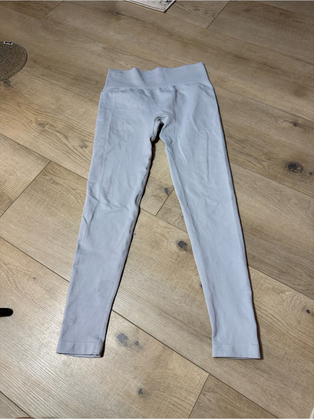 Women's OQQ Light Gray High-Waist  Stretch Leggings